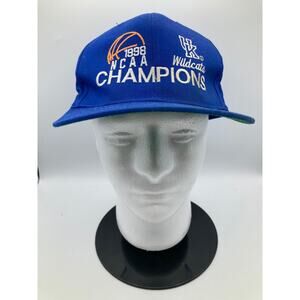 Kentucky Wildcats Hat Headmaster Snapback Men's OSFA Royal Blue 1998 NCAA Champs